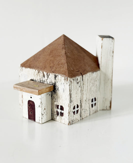 Thatched Roof With Chimney