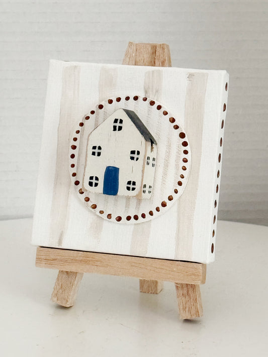 Mini House Handpainted Art