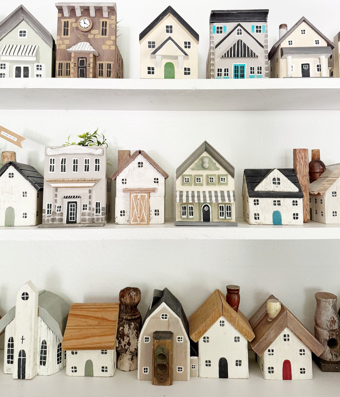 Town Hall Wood Mini Planter
