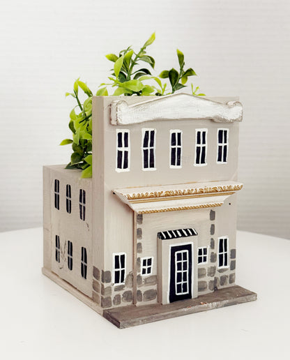 Town Hall Wood Mini Planter