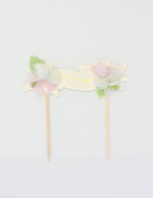 "Let's Celebrate" Cake Topper