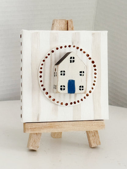 Mini House Handpainted Art