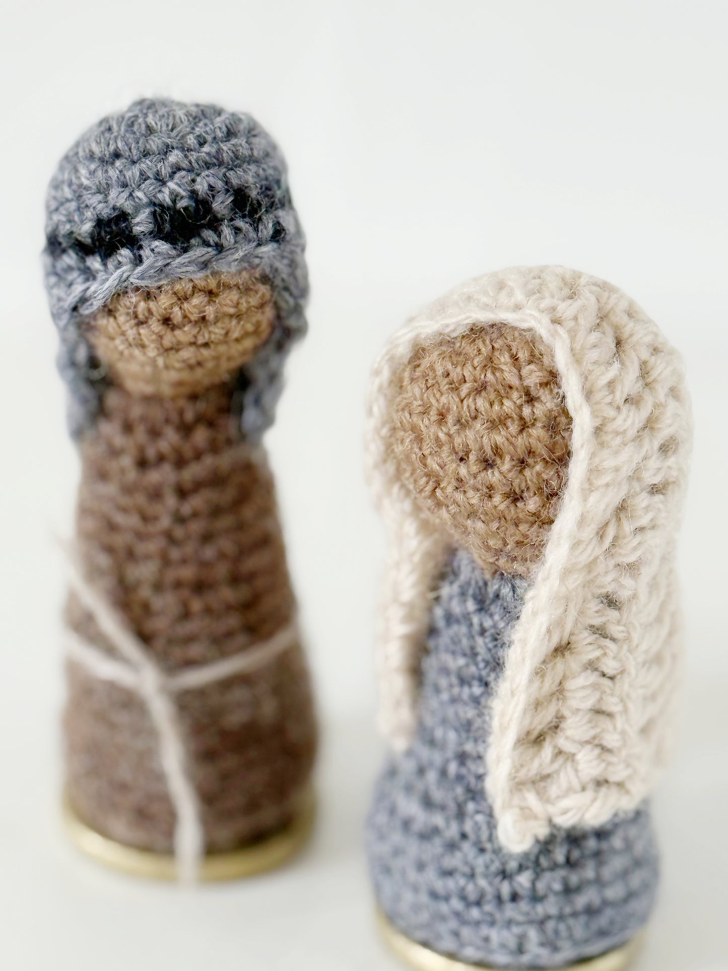 Handmade Crocheted Nativity Set