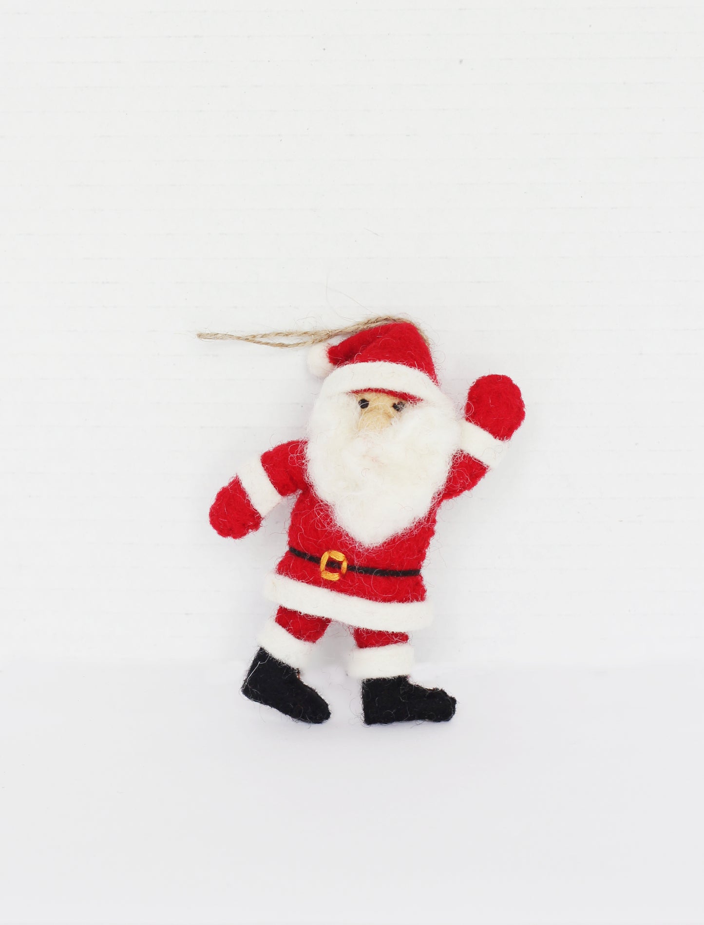 Jolly Jig Santa Ornament