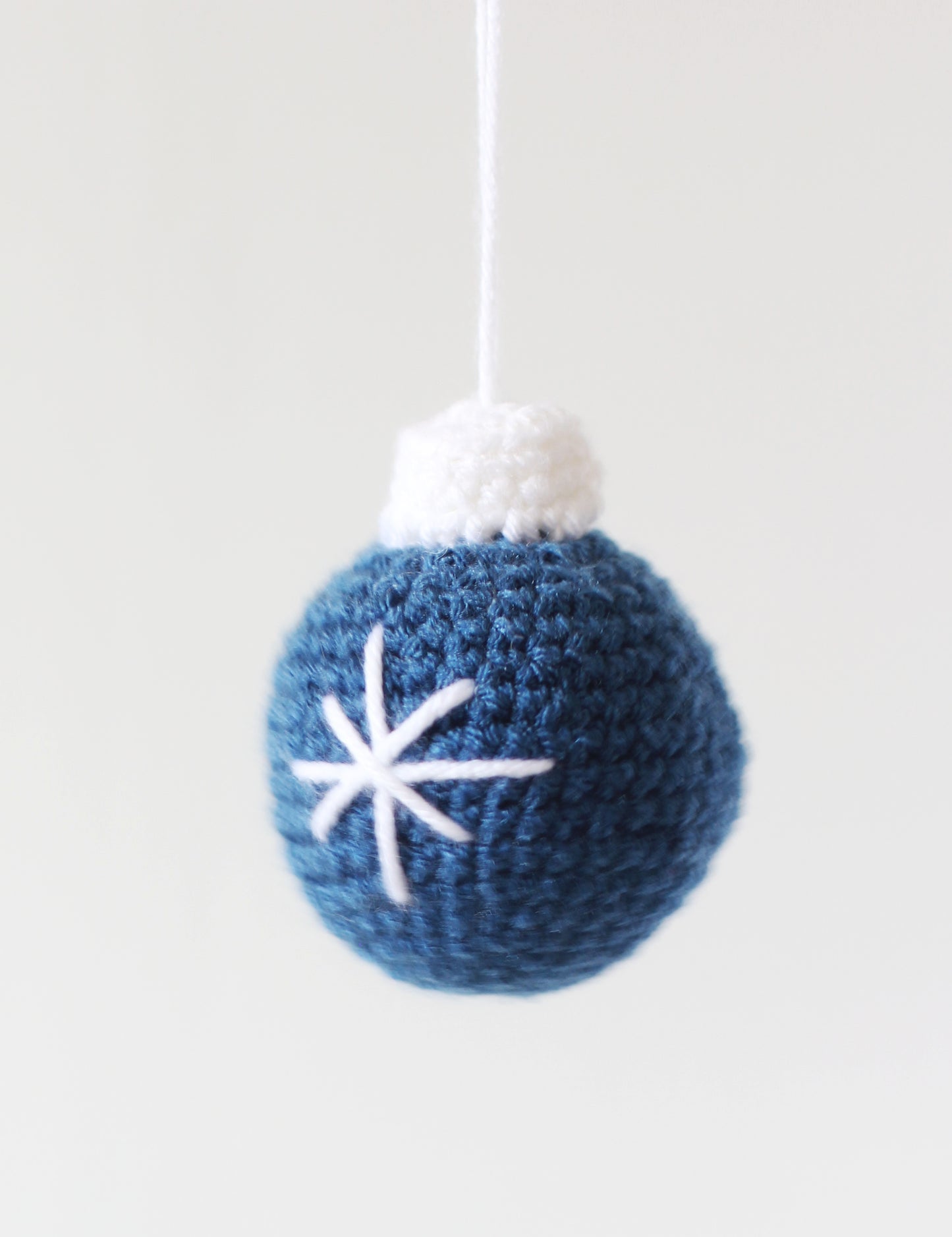 Crochet Snowflake Ornament