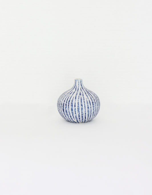 Regatta Blue Round Bud Vase