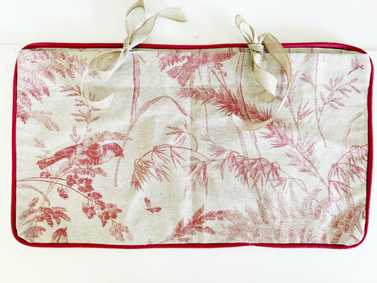 Hand Sewn Toile Pillow Covers