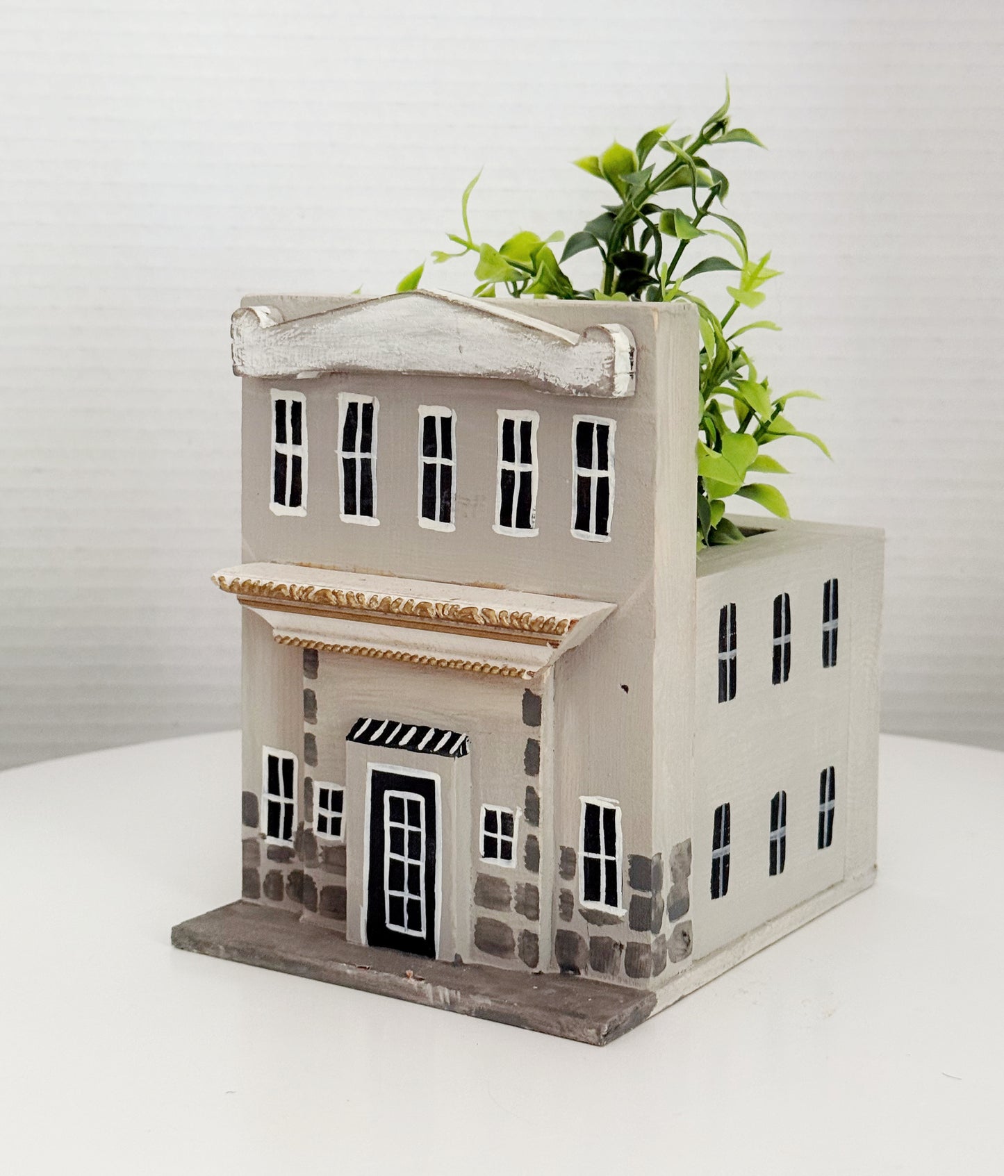 Town Hall Wood Mini Planter