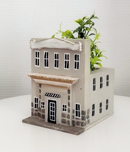Town Hall Wood Mini Planter