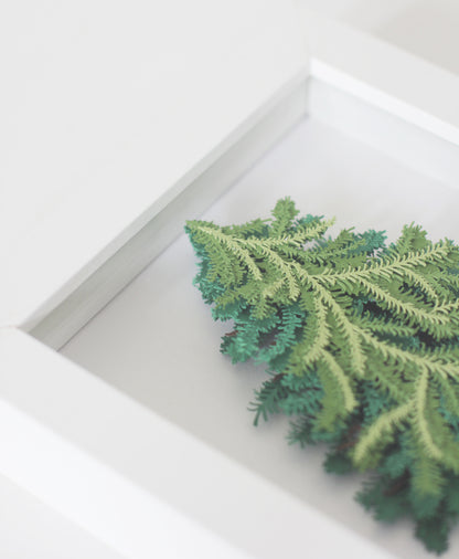 Oh Tannenban Cut Paper Art