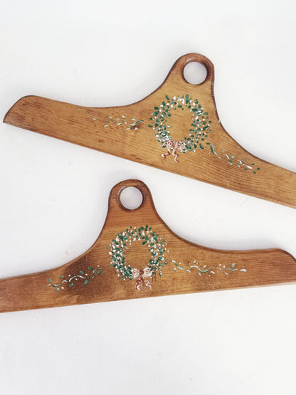 Painted Vintage Wood Hanger