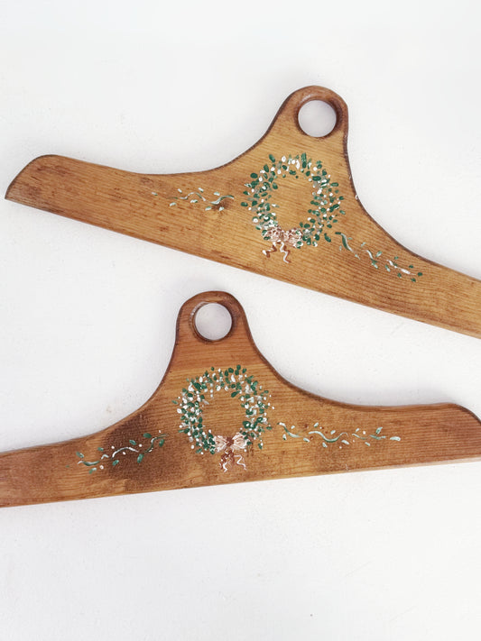 Painted Vintage Wood Hanger