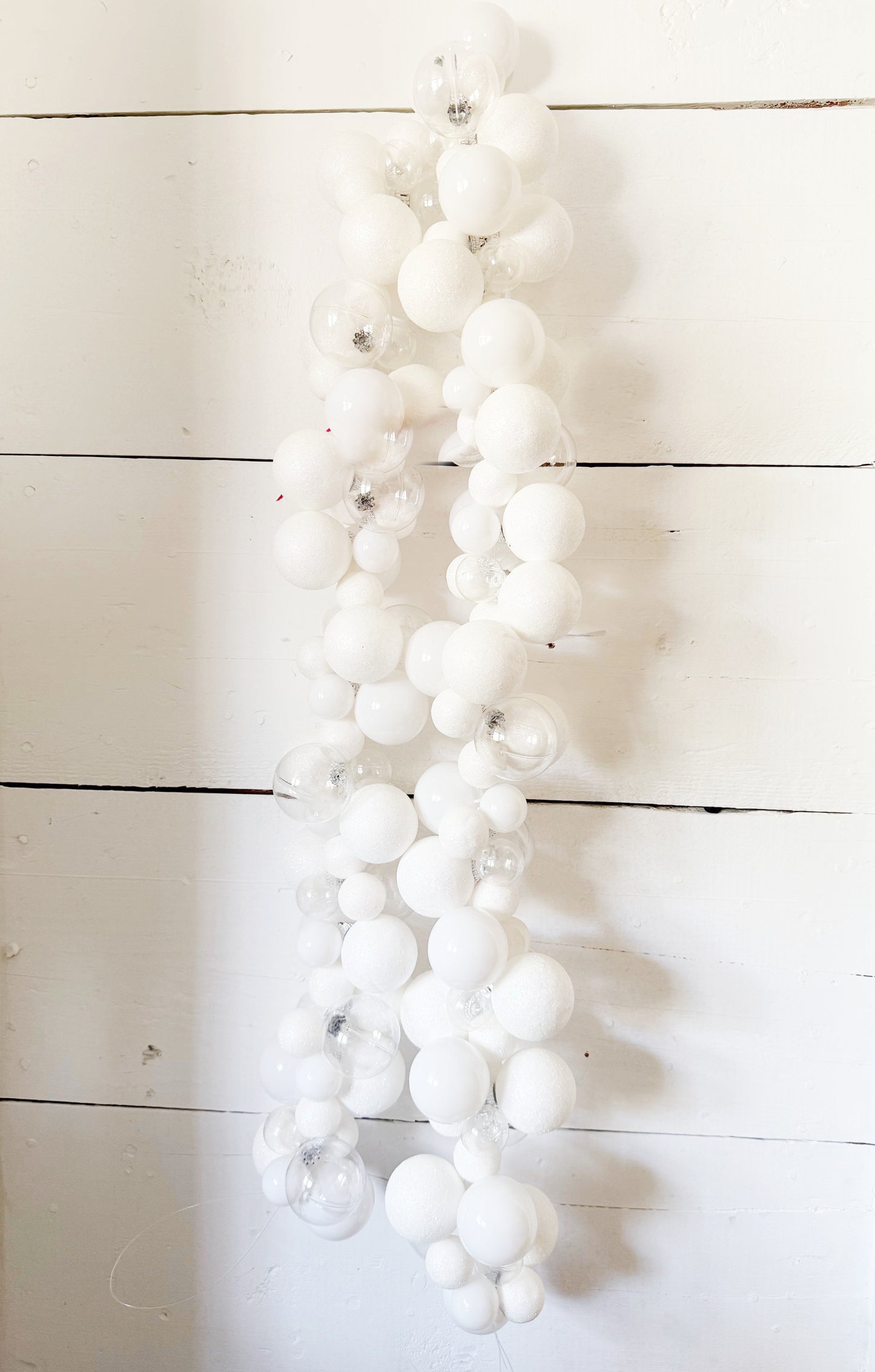 White Bubble Garland