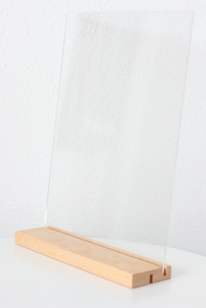 Acrylic and Wood Modern Frame