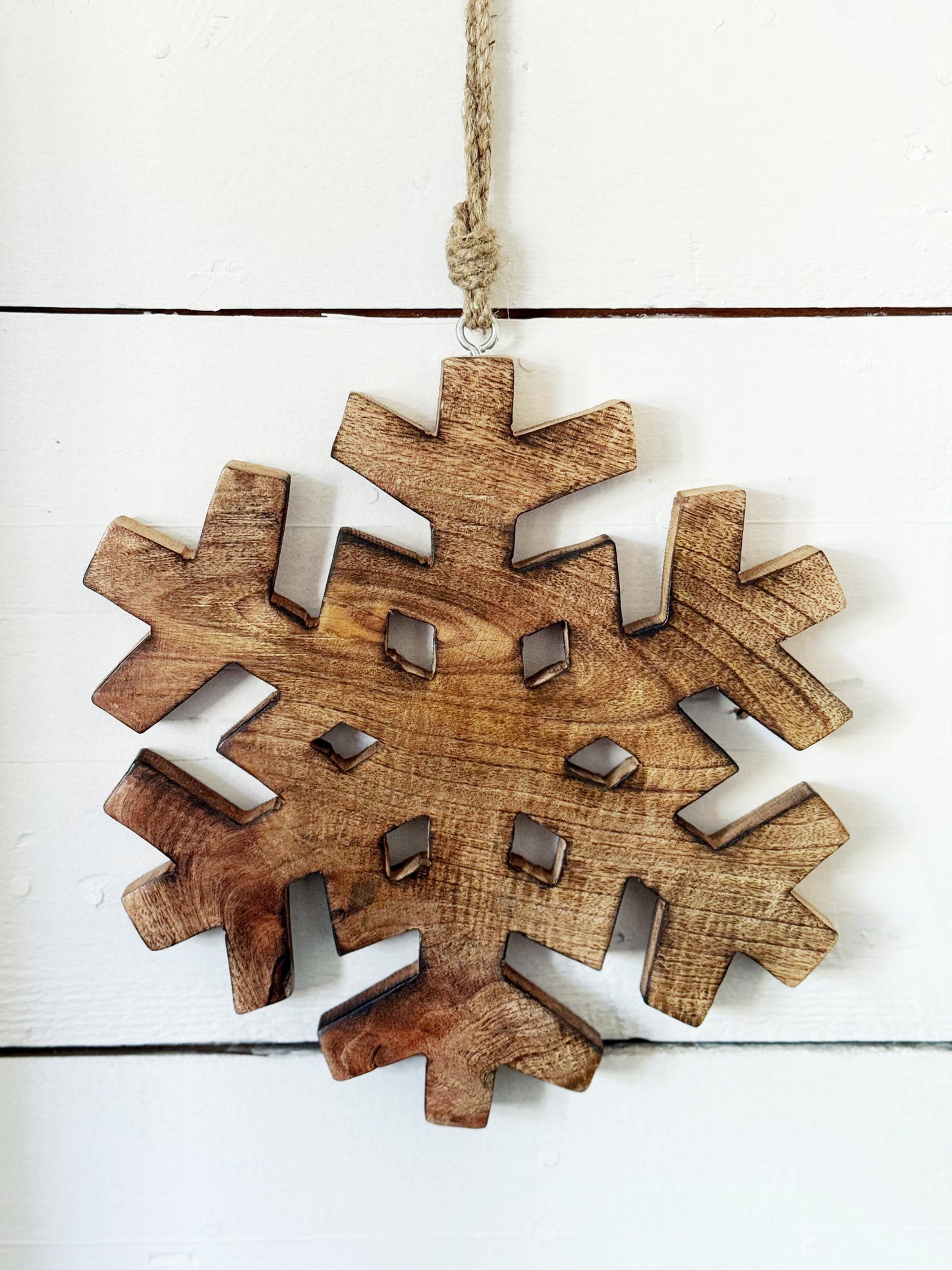Large Wooden Snowflake